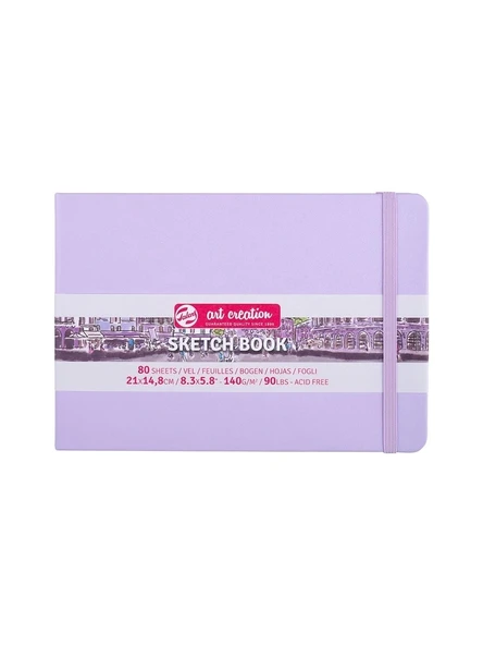Talens Sert Kapaklı Eskiz Defteri 140Gr. 14.8X21Cm 80 Yp. violet ürün görseli 1