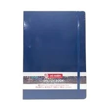 Talens Art Creation Sketch A4 book Sert Kapak Eskiz Defteri 80 Yaprak 140 gr 21x29,7 cm Navy Blue ürün görseli 1