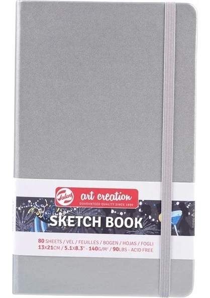 Talens Art Creation Sketch book Shiny Silver 13X21CM 140GR 80 Yaprak ürün görseli 1