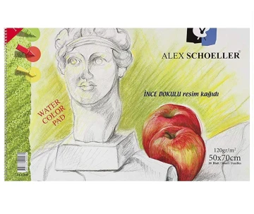 Alex Schoeller Resim Defteri 50X70 Cm Spralli 120 Gram 20'Li ürün görseli 1