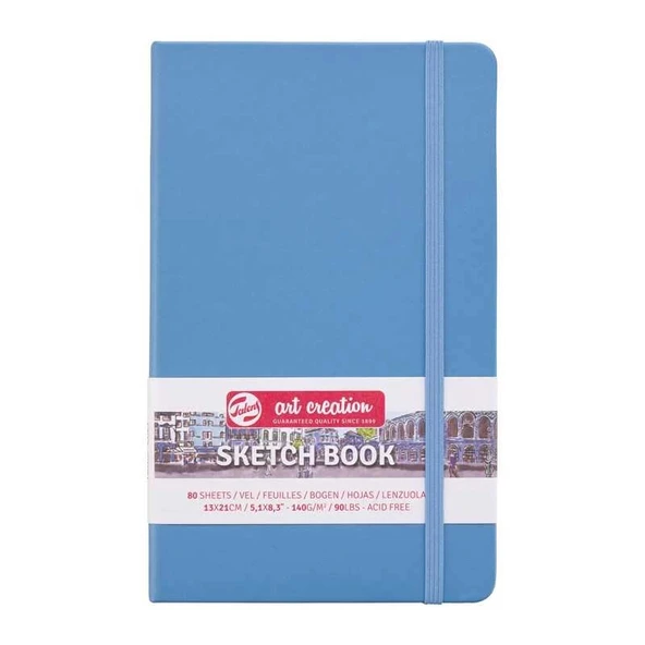 Talens Art Creation Sketch book Lake Blue 13x21cm 140gr 80 Yaprak ürün görseli 1
