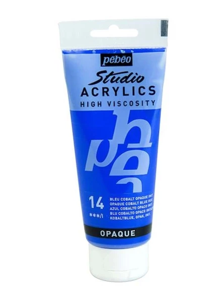 Pebeo High Viscosity Acrylics - Opaque Cobalt Blue Hue 14 ürün görseli 1