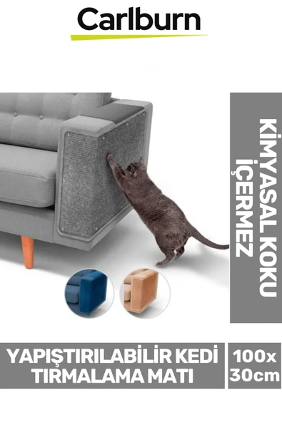 Özel Üretim Mobilya Koltuk Dayanıklı Hızlı Kuruma Yapıştırılabilir Kedi Tırmalama Matı 100x30cm ürün görseli 1