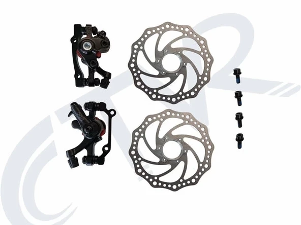 BİSİKLET DİSK FREN ÖN ARKA TAKIM + ROTOR [160MM] KALİPER ürün görseli 1