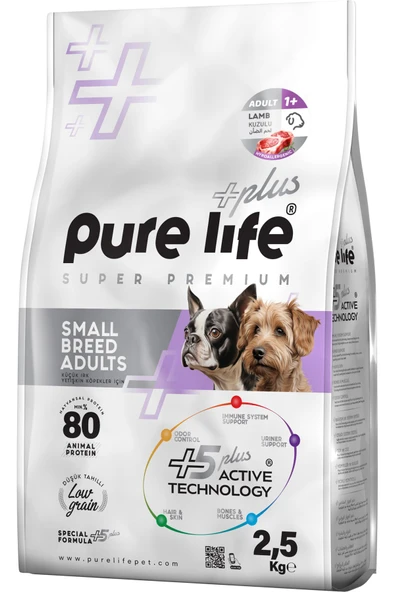 Plus Kuzulu Küçük Irk Yetişkin Köpek Maması 2.5 Kg ürün görseli 1