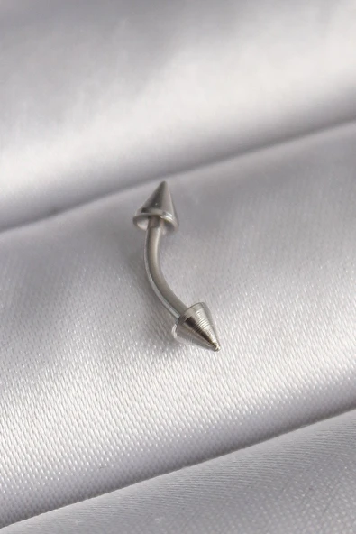 316L Çelik Gümüş Renk Çivi Model Piercing EB-53-vice/(1395) 1040 ürün görseli 1