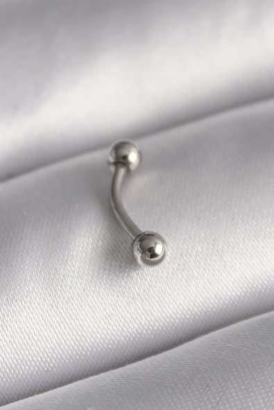 316L Çelik Gümüş Renk Topçuk Model Piercing EB-53-vice/(1395) 1041 ürün görseli 1
