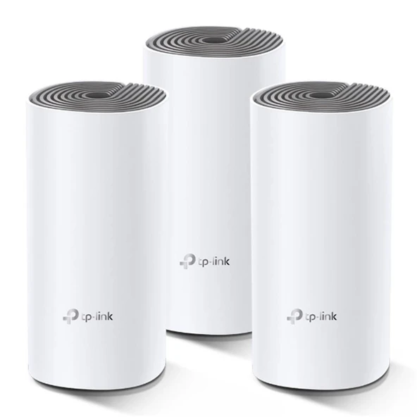 Tp-Link DECO E4 3Lü Paket AC1200 Tüm Evi Kapsayan Mesh Wifi Sistemi ürün görseli 1