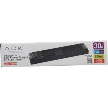 AY-0203600 Ack 30Amper slim Led Trafosu - Resim 2