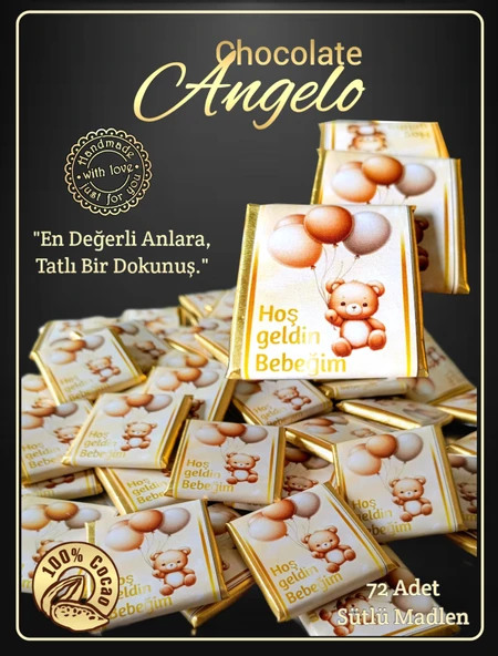 Angelo Chocolate Bebek Çikolatası - Resim 4