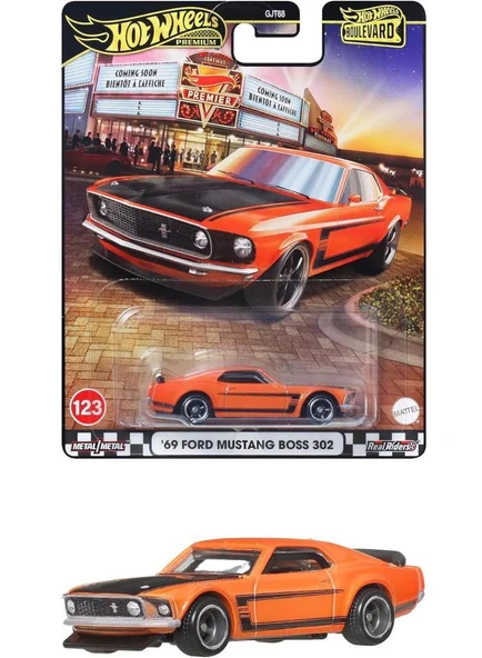 Hot Wheels Boulevard Premium Araçlar 69 FORD MUSTANG BOSS 302 GJT68 - JBL20 ürün görseli 1