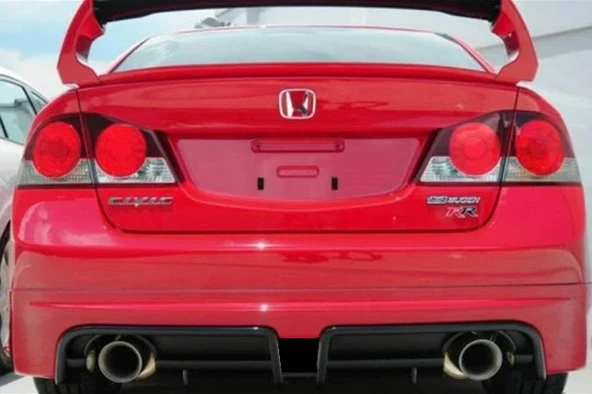 HONDA CİVİC FD6 (2006-11) MUGEN RR ARKA TAMPON EKİ DİFÜZÖR ürün görseli 1