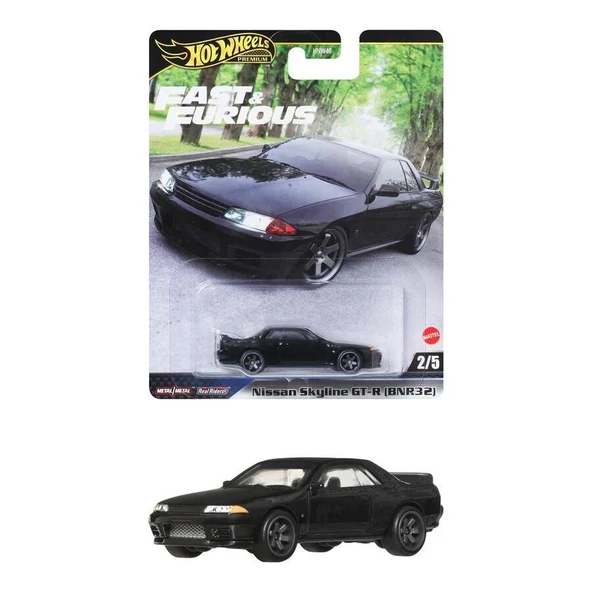 Hot Wheels Fast-Furious Premium Araba NISSAN SKYLINE GT-R (BNR32)  HNW46 - JBL97 ürün görseli 1