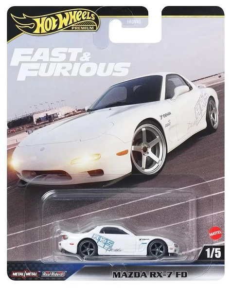 Hot Wheels Fast-Furious Premium Araba MAZDA RX-7 FD  HNW46 - JBL93 ürün görseli 1