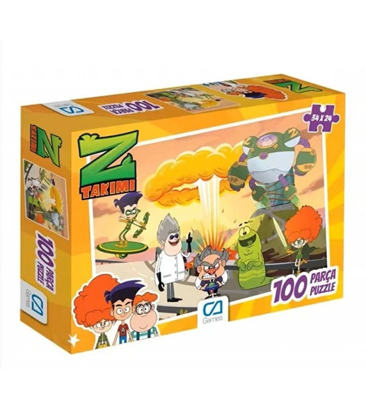 Z Takımı Puzzle 100 Parça ürün görseli 1