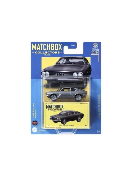 Matchbox Premium Arabalar 1969 Audı 100 Coupe S GBJ48 HVW06 ürün görseli 1