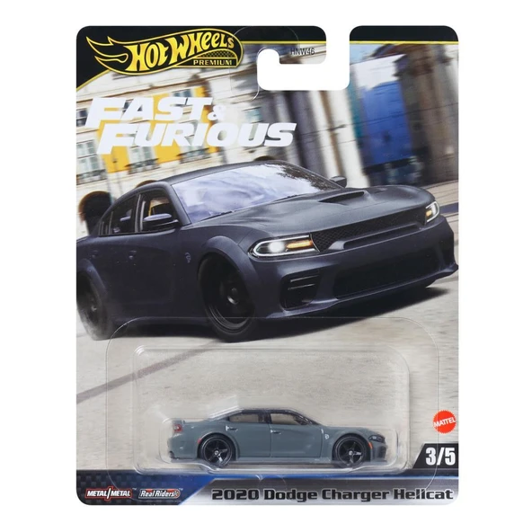 Hot Wheels Fast-Furious Premium Araba 2020 DODGE CHARGER HELLCAT  HNW46 - JBL96 ürün görseli 1