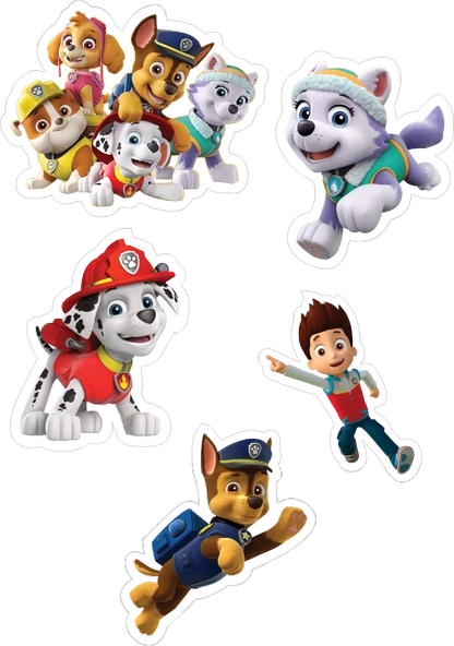 Paw Patrol Yenilebilir Cupcake ve Pasta Resim Baskı ürün görseli 1