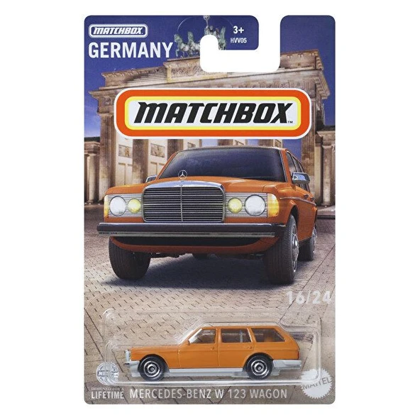 Matchbox Germany Edition  Mercedes-Benz W 123 Wagon HVV05 HVV36 ürün görseli 1