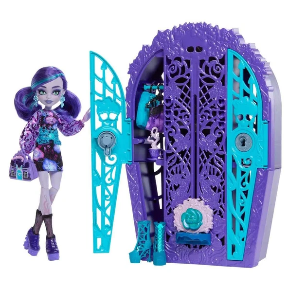 Orjinal Monster High Bebekleri Monster Garden Mysteries Gizemli Arkadaşlar Monster High Seri 4 Bebekleri Twyla ürün görseli 1