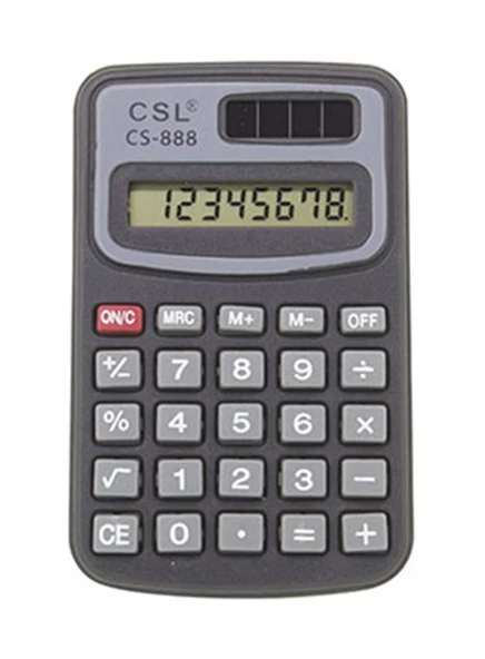 CSL CS-118N 8 Hane Cep Tipi Hesap Makinesi ürün görseli 1