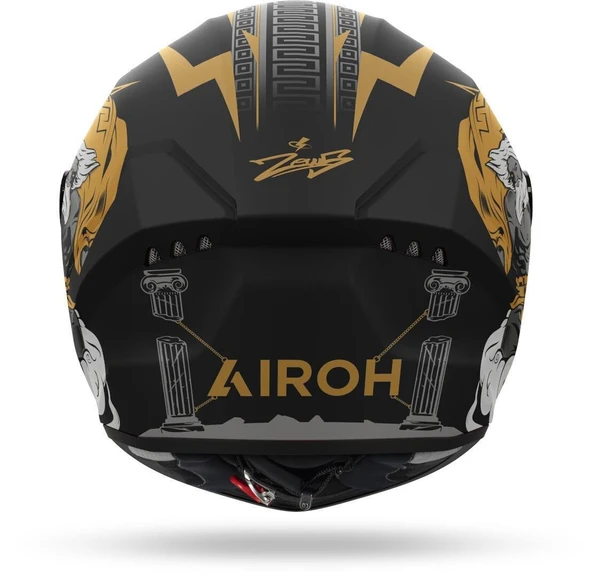 AIROH CONNOR ZEUS MATT KASK - Resim 3