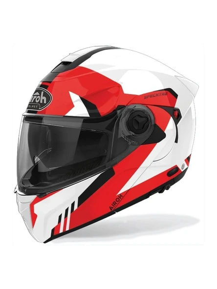 AIROH SPECKTRE CLEVER RED GLOSS KASK - Resim 2