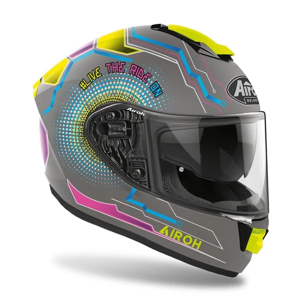 AIROH ST.501 POWER MATT KASK - Resim 2