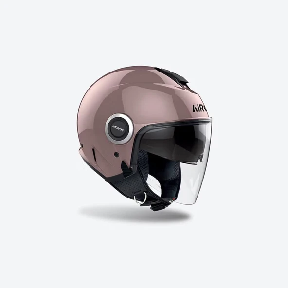 AIROH HELYOS COLOR METALIC ROSE KASK - Resim 2
