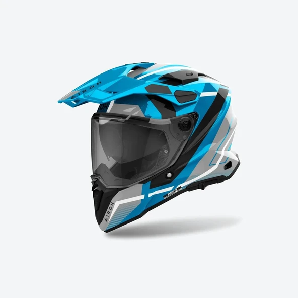 AIROH COMMANDER 2 MAVICK CERULEAN BLUE KASK ürün görseli 1