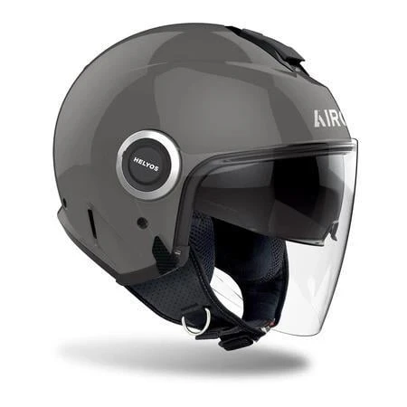 AIROH HELYOS DARK GREY GLOSS KASK - Resim 6