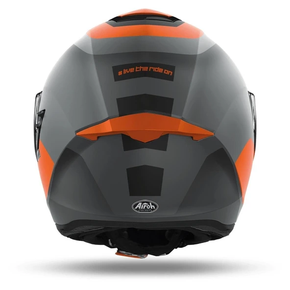 AIROH ST.501 DOCK ORANGE MATT KASK - Resim 3