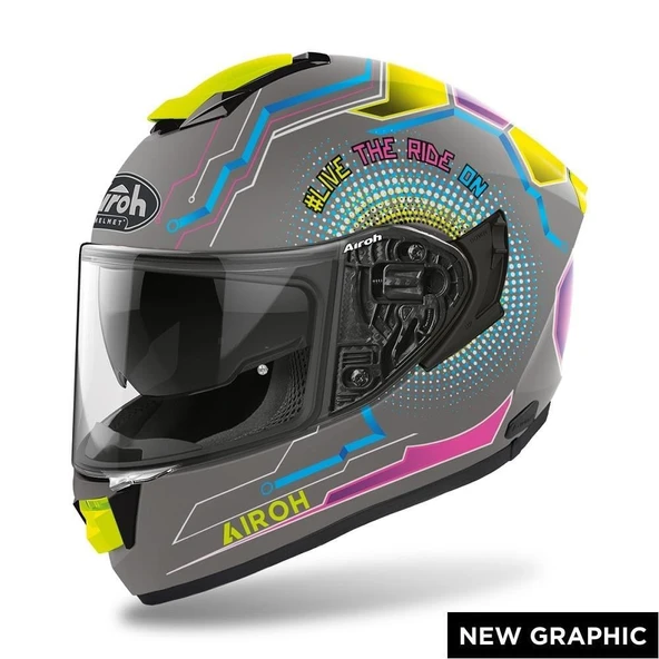 AIROH ST.501 POWER MATT KASK ürün görseli 1