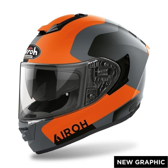 AIROH ST.501 DOCK ORANGE MATT KASK ürün görseli 1