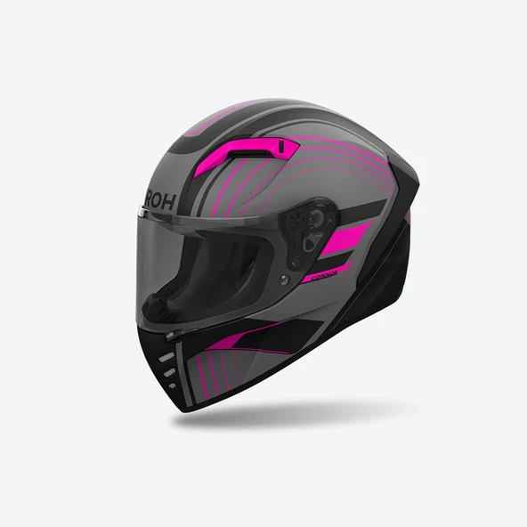 AIROH CONNOR ACHIEVE PINK MATT KASK ürün görseli 1