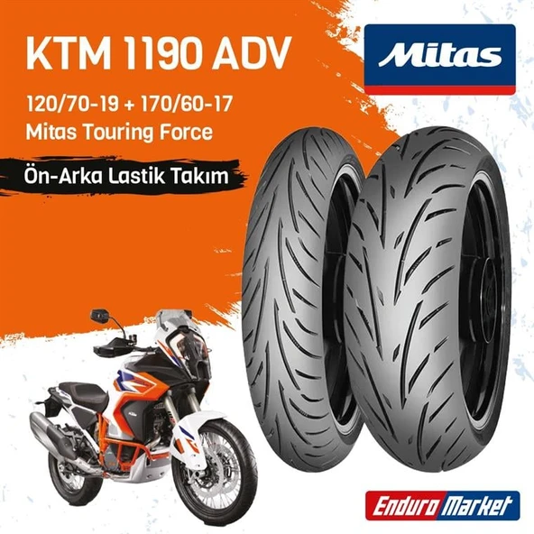 BMW R 1250 GS MİTAS TOURING FORCE LASTİK TAKIMI ürün görseli 1