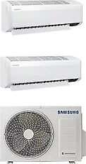 Samsung Wind Free (AJ050TXJ2KH/EA) 2X9000 BTU Iç 5,2 Kw Dış Ünite A 18000 BTU 1+2 Sistem Multi Inverter Duvar Tipi Klima ürün görseli 1
