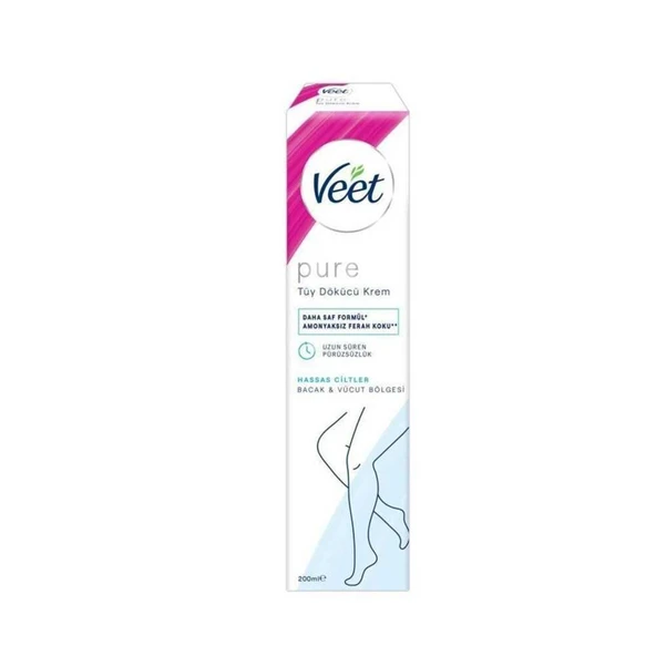 Veet Pure Tüy Dökücü Krem 200ml Hassas Ciltler ürün görseli 1
