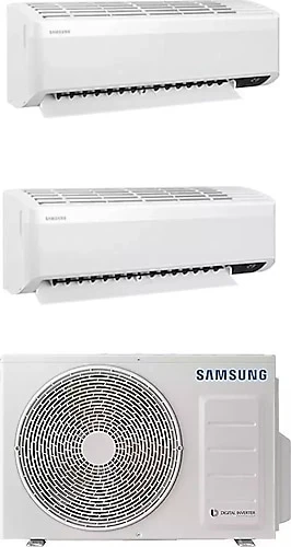 Samsung Wind Free Multi 1+2 Sistem (AJ050TXJ2KH/EA) 9+18 Btu İç 6,8 kw Dış Ünite ürün görseli 1