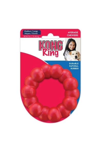 Kong Ring Köpekler için Yüzük Şeklinde Çok Amaçlı Isırma Oyuncağı M/L ürün görseli 1