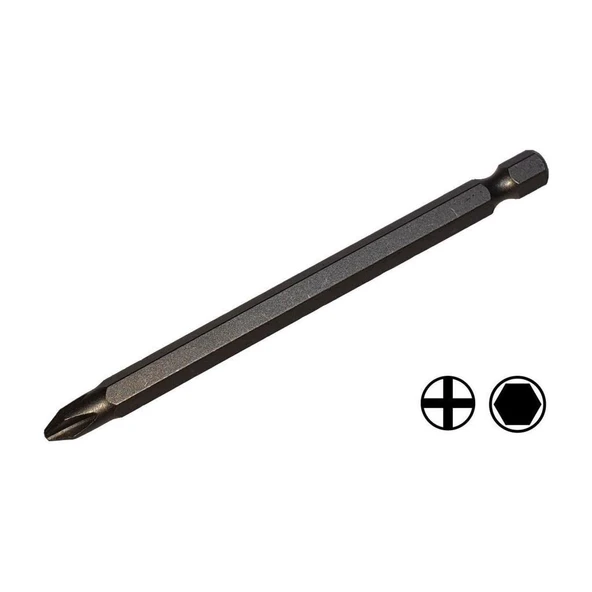 Tomax Ph2x50 Mm Expert Darbe Kontrollü Mıknatıslı Yıldız Bits Uç 5 Li Paket ürün görseli 1