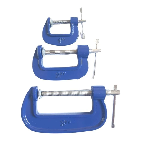 Bay-Tec MK4255 Mini Sıkıştırma Mengene Seti Takımı 3lü G Tipli ürün görseli 1