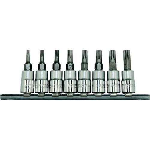 Rico RC7023 1/4" Lokmalı Torx Uç Seti Takımı 8 Parça (37L) ürün görseli 1