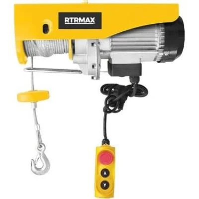 Rtrmax Rtm480 Elektrikli Vinç 1300W Bakır Sargı 20m 800kg Sarı ürün görseli 1
