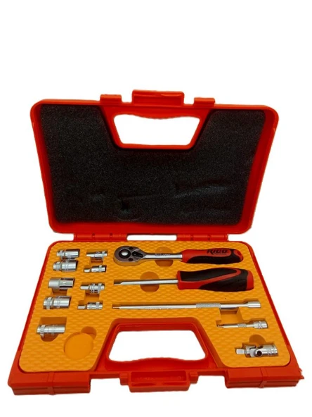 Rico Rc1014 1/4 16 Parça Krom Lokma Seti ürün görseli 1