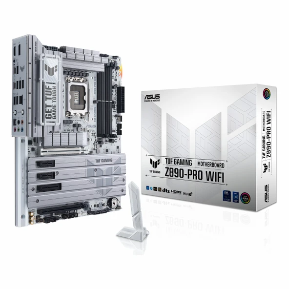 Asus TUF Gaming Z890-Pro WiFi DDR5 (9066MHz)OC M.2 HDMI/USB-C PCIe 5.0 1851P ATX Anakart ürün görseli 1