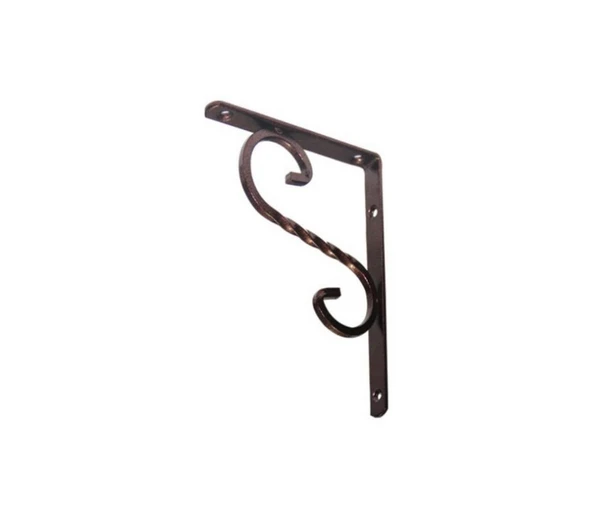 Beşel Ferforje Raf Altı Parlak Bakır 15,5x11,5x1,4 cm No:1 (2 Adet) ürün görseli 1