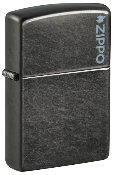 Zippo Classic Grey Logo Dizayn Çakmak ürün görseli 1