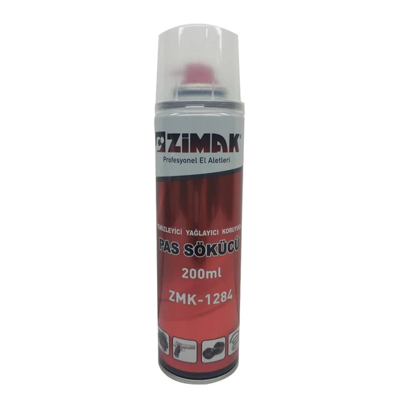 Pas Sökücü Yağlayıcı Sprey 200 ml Zimak ZMK-1284 ürün görseli 1