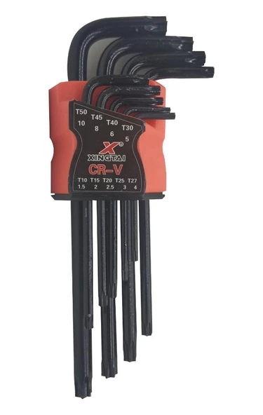 Uzun Alyan Anahtar Takımı Torx (9 Parça) XINGTAI Tools ürün görseli 1